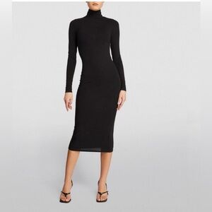 🎆SOLD 🎆Good American dress long sleeve sz 4, NWT, black